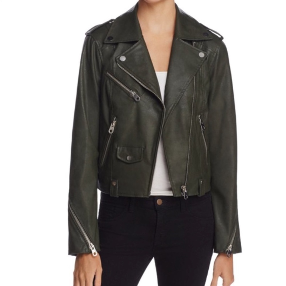 AQUA (Bloomingdales) Faux Leather Jacket